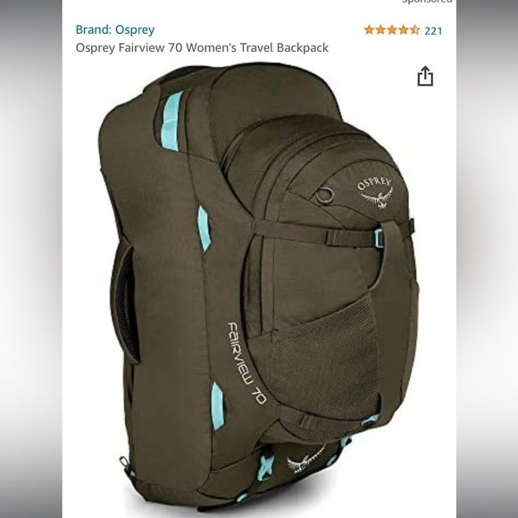 Osprey Fairview 70L Women’s Travel Backpack - Picture 2 of 14
